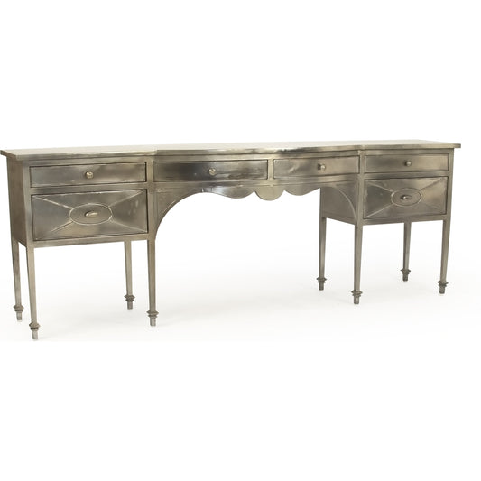 Gerard Console by Zentique in gold and metal. Made from metal in a traditional style.