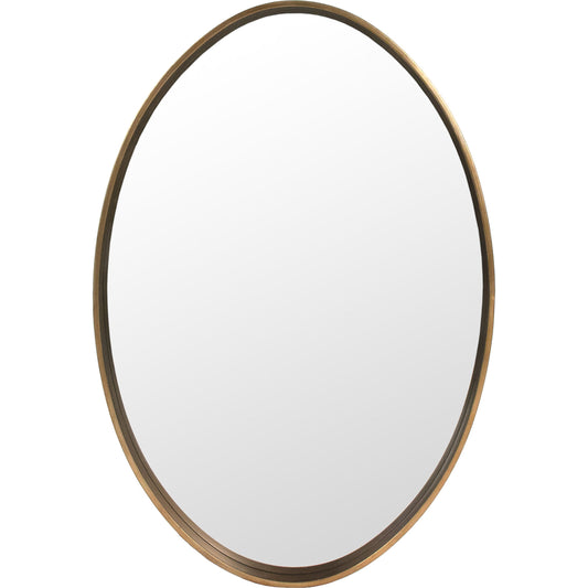 Sylvie Mirror by Zentique in antique bronze and metal, mirror, mdf. Made from metal, mirror, mdf in a transitional style.
