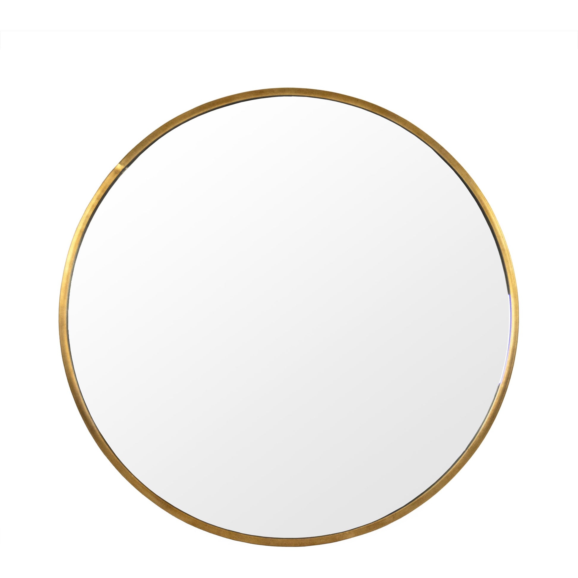 Gosse Mirror by Zentique in antique gold and metal, mirror, mdf. Made from metal, mirror, mdf in a modern style.