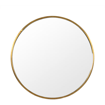 Gosse Mirror by Zentique in antique gold and metal, mirror, mdf. Made from metal, mirror, mdf in a modern style.