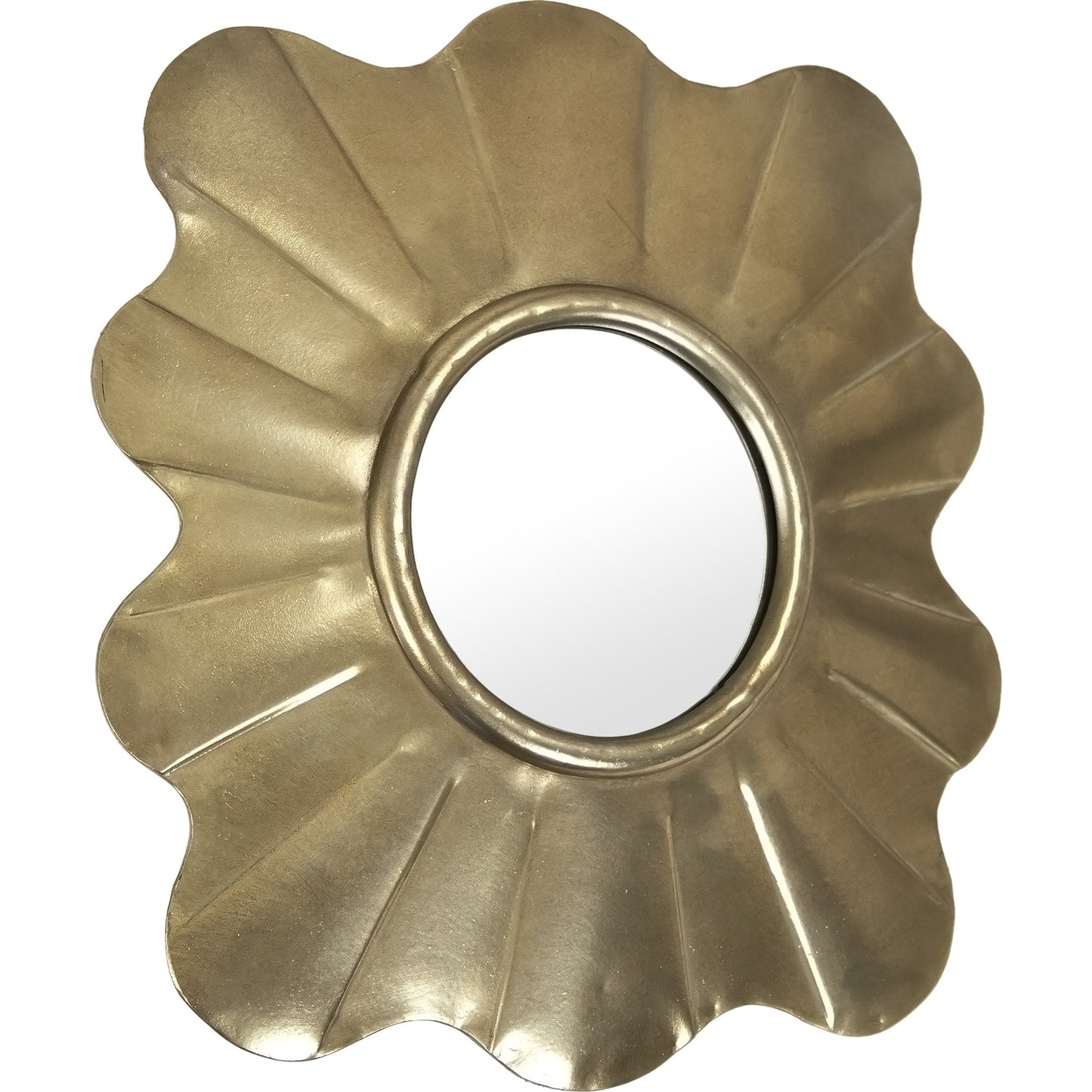 002 S-337153 | Additional Silo | Flora Mirror by Zentique in gold and iron, mdf, mirror. Made from iron, mdf, mirror in a modern style.