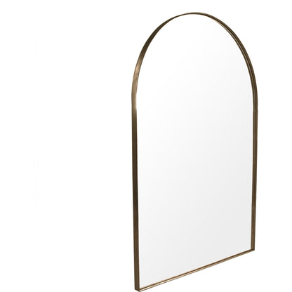 Helga Mirror by Zentique in antique gold and metal, mirror, mdf. Made from metal, mirror, mdf in a modern style.