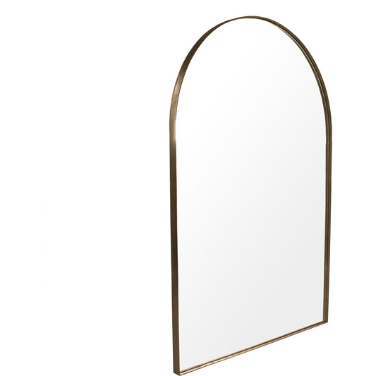 Helga Mirror by Zentique in antique gold and metal, mirror, mdf. Made from metal, mirror, mdf in a modern style.
