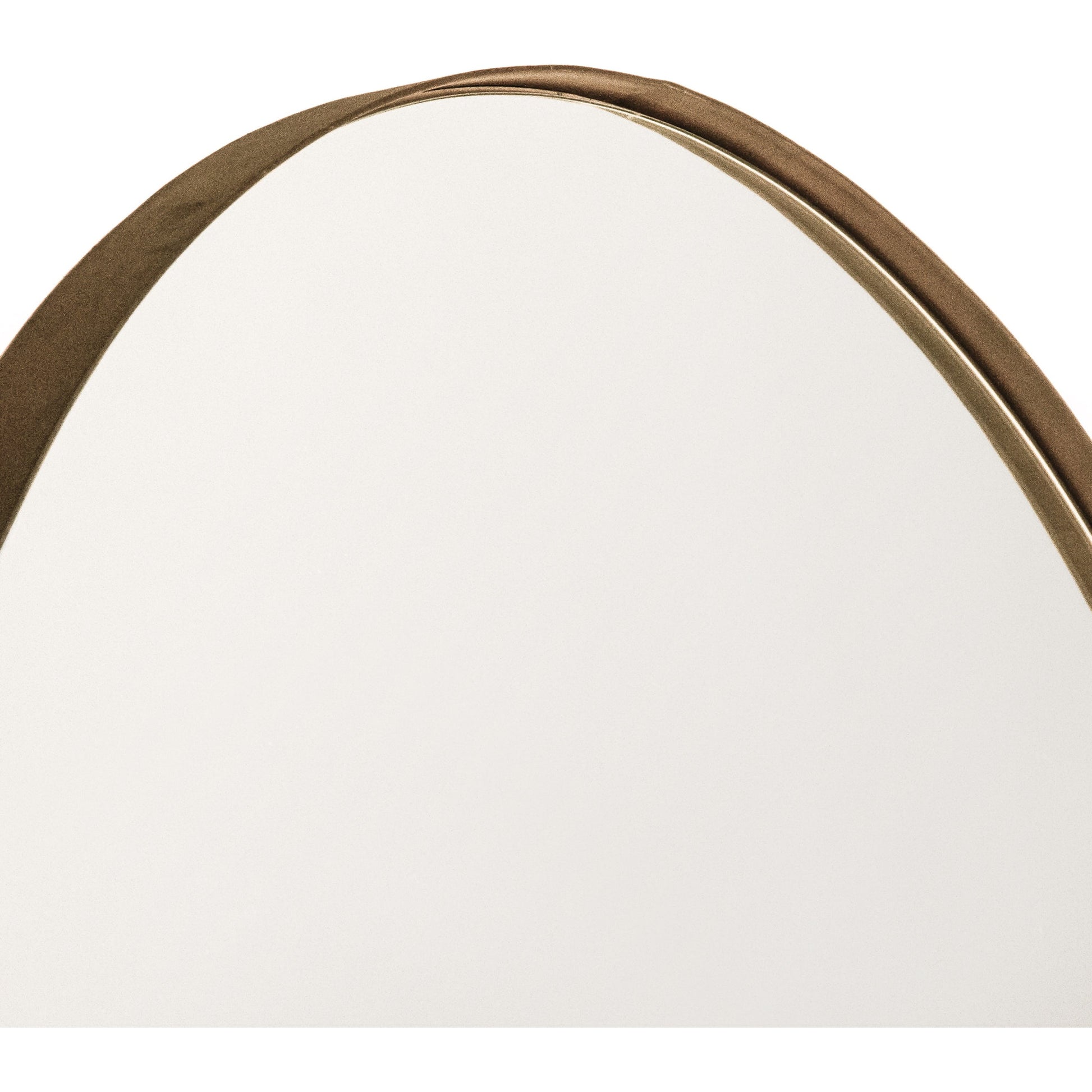 Helga Mirror by Zentique in antique gold and metal, mirror, mdf. Made from metal, mirror, mdf in a modern style.