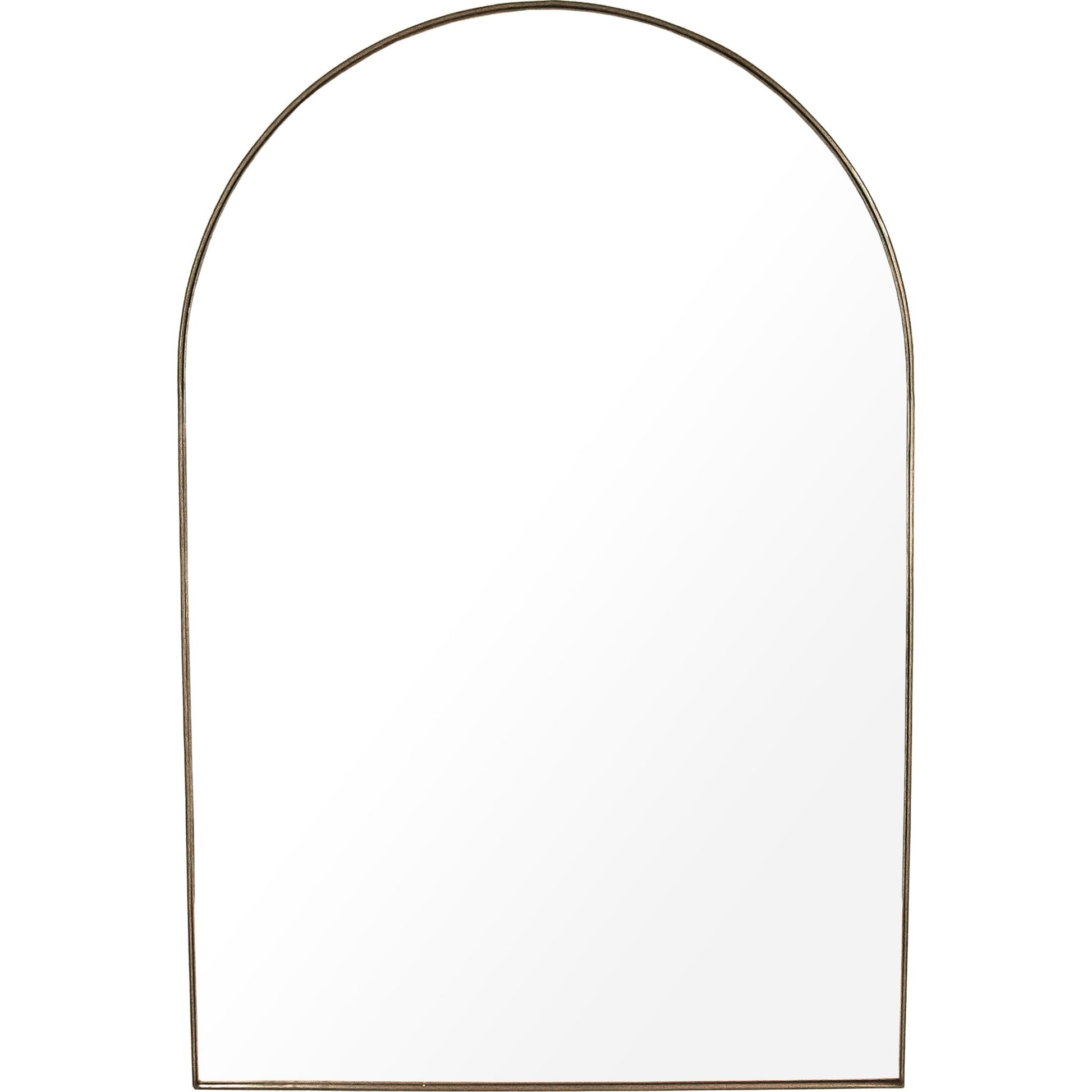 Helga Mirror by Zentique in antique gold and metal, mirror, mdf. Made from metal, mirror, mdf in a modern style.
