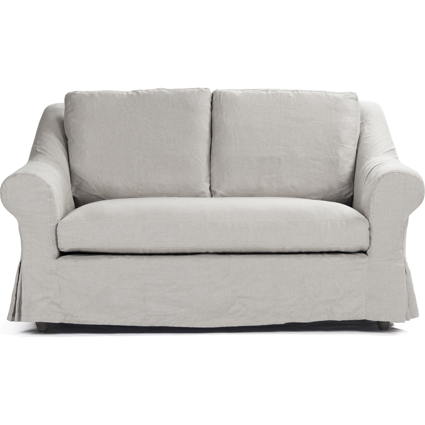 012 S-336520 | Additional Silo | Albine Settee by Zentique in limed gray oak. Made from limed grey oak in a modern style.