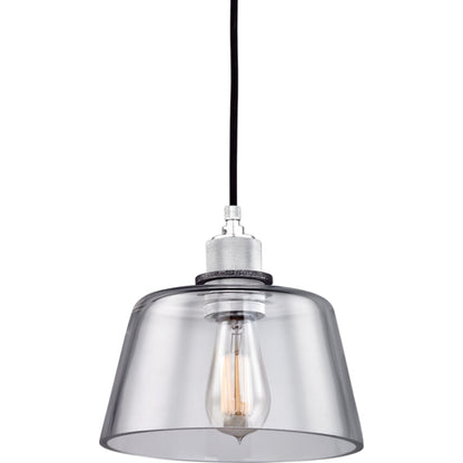 Audiophile Cluster Chandelier by Troy in old silver polished aluminum. Made from hand-worked iron in a modern style.