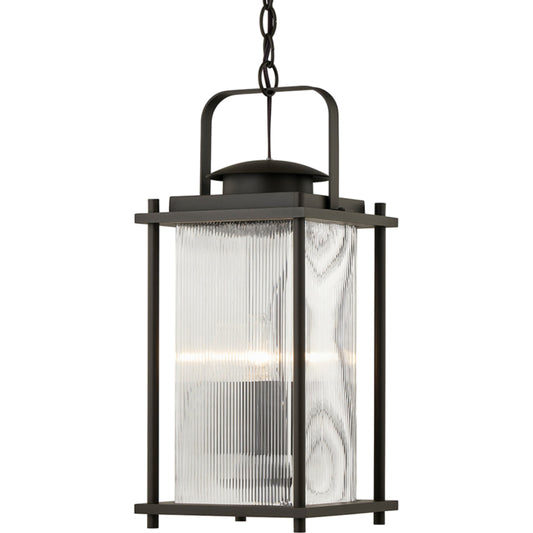 James Bay Pendant by Troy in bronze. Made from hand crafted aluminum in a modern style.