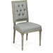 Louis Cowhide Side Chair by Zentique. Made from unique in a traditional style.
