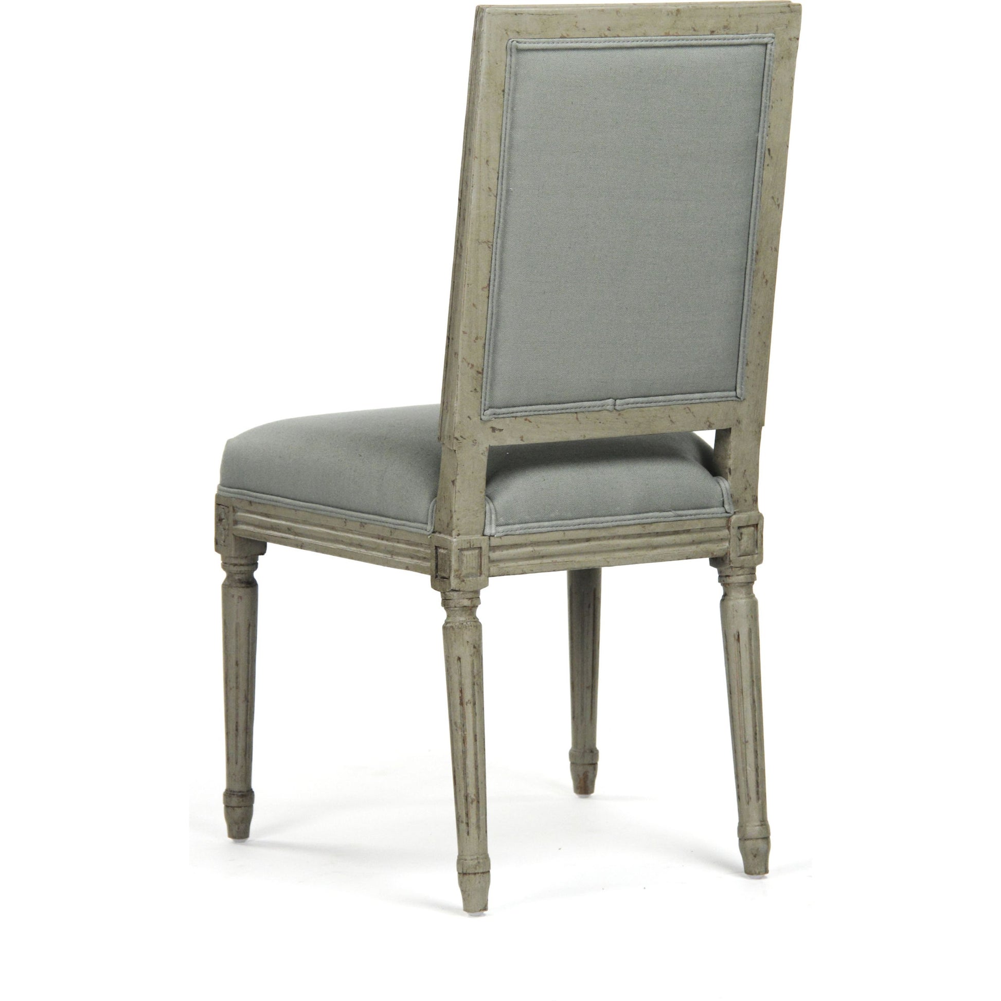 Louis Cowhide Side Chair by Zentique. Made from unique in a traditional style.