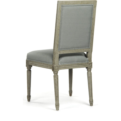 Louis Cowhide Side Chair by Zentique. Made from unique in a traditional style.