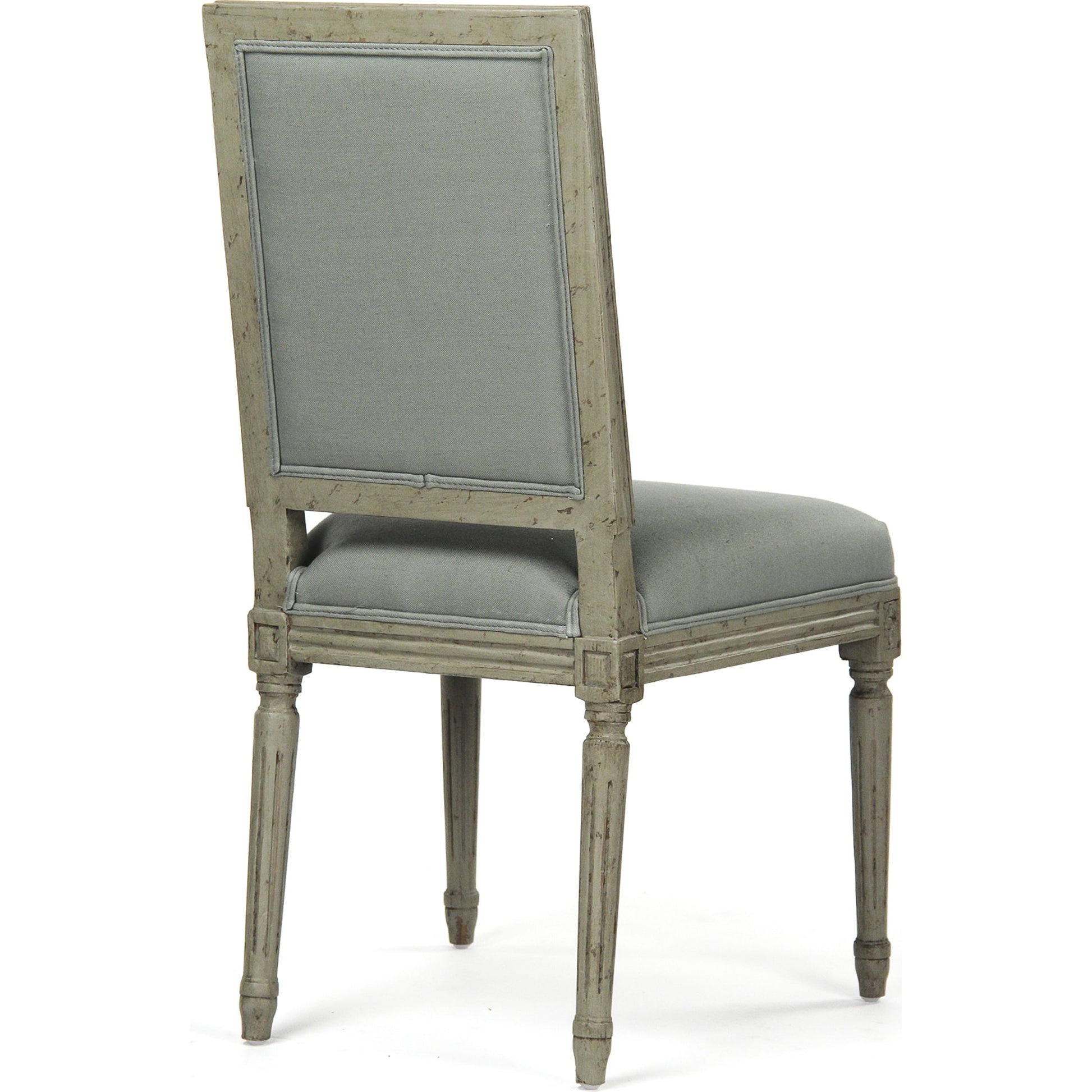 Louis Cowhide Side Chair by Zentique. Made from unique in a traditional style.