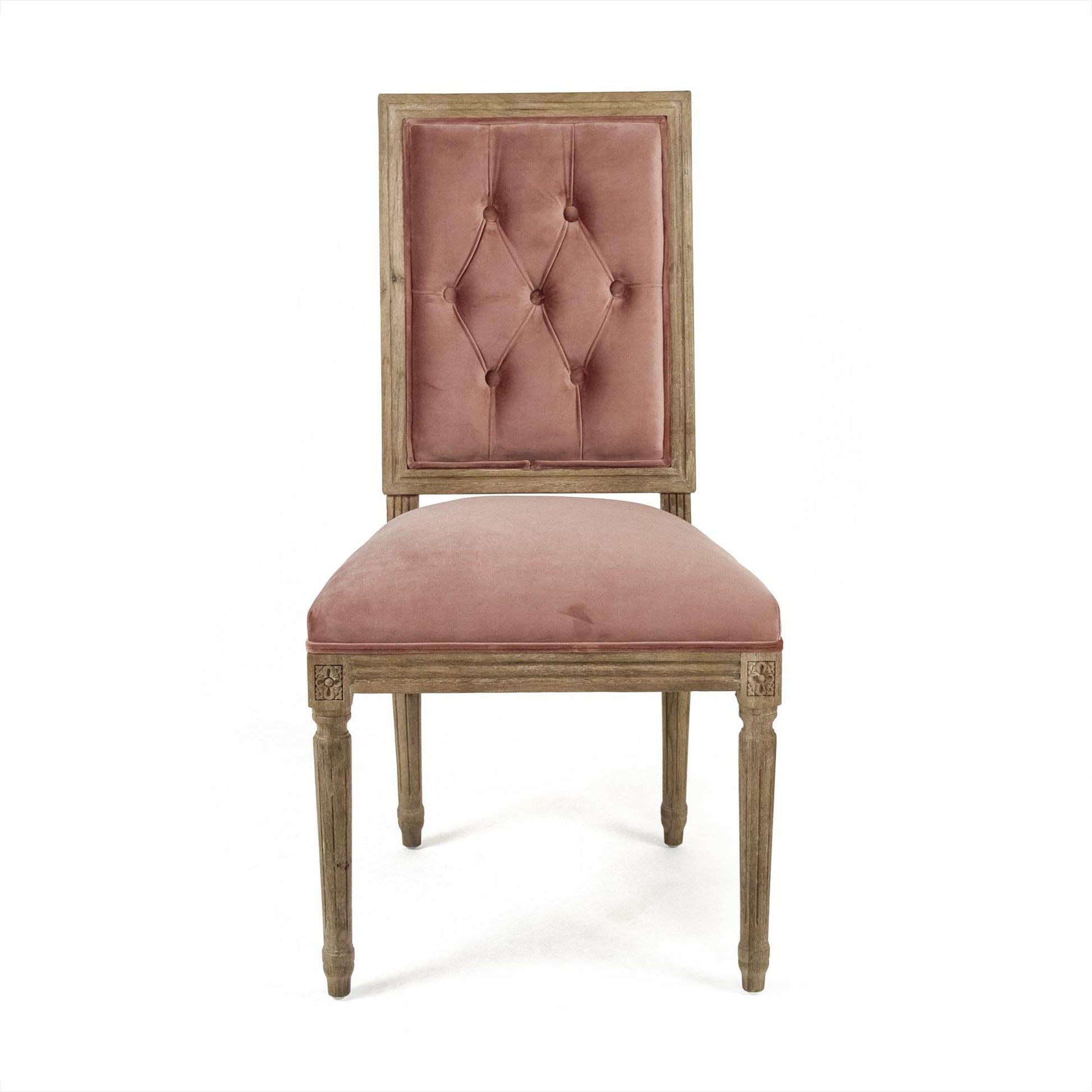 Louis Cowhide Side Chair by Zentique. Made from unique in a traditional style.