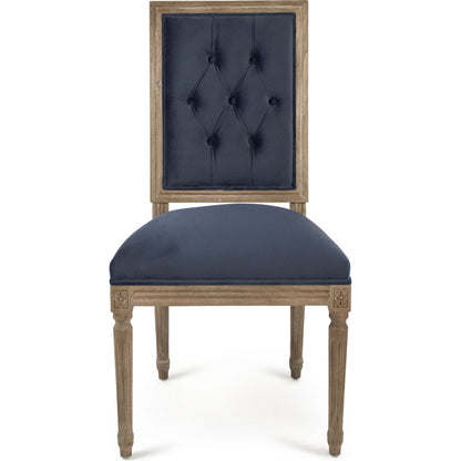 Louis Cowhide Side Chair by Zentique. Made from unique in a traditional style.