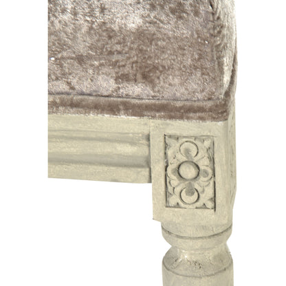 Louis Cowhide Side Chair by Zentique. Made from unique in a traditional style.