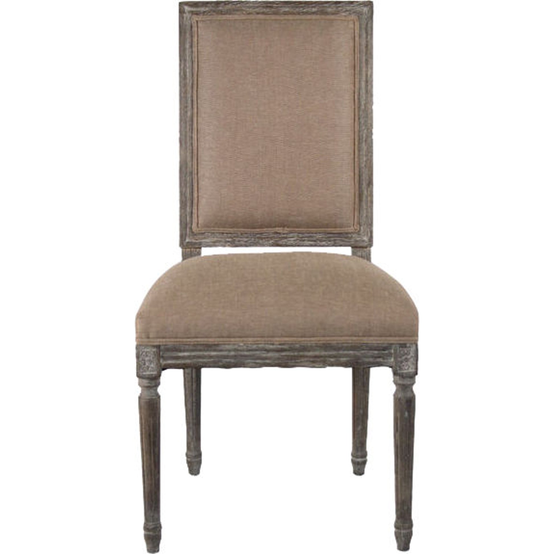 Louis Cowhide Side Chair by Zentique. Made from unique in a traditional style.
