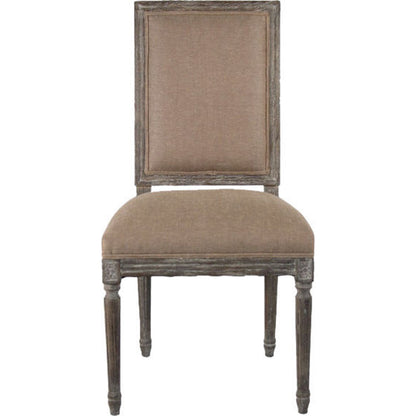 Louis Cowhide Side Chair by Zentique. Made from unique in a traditional style.