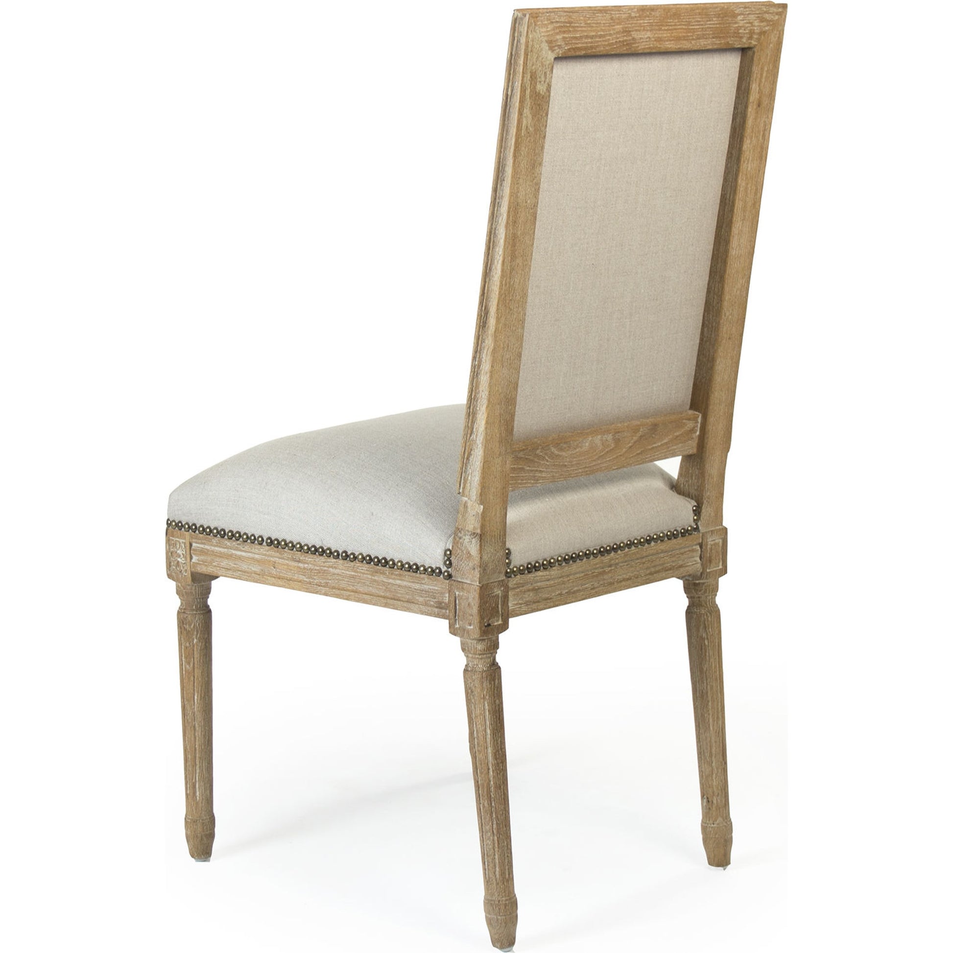 Louis Cowhide Side Chair by Zentique. Made from unique in a traditional style.