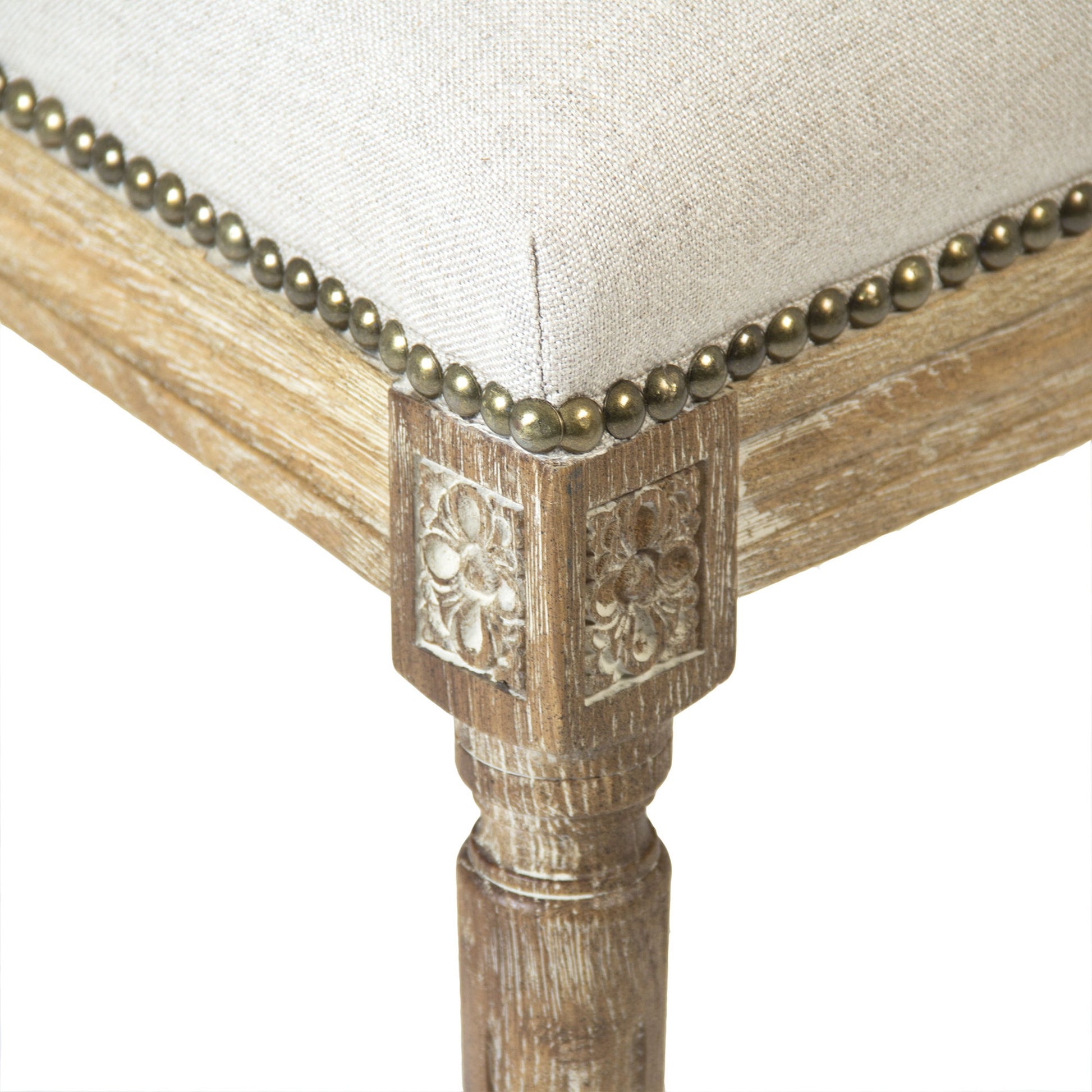 Louis Cowhide Side Chair by Zentique. Made from unique in a traditional style.