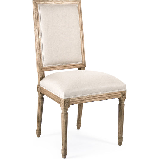 Tufted Louis Side Chair by Zentique. Made from unique in a traditional style.