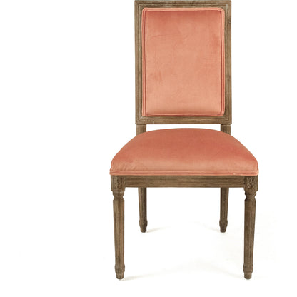 Louis Cowhide Side Chair by Zentique. Made from unique in a traditional style.