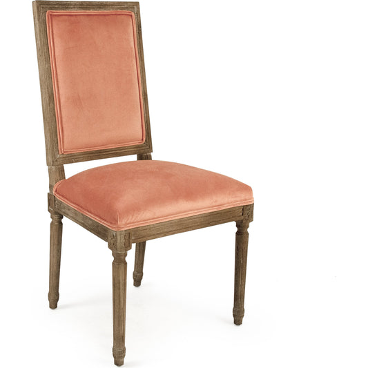 Louis Cowhide Side Chair by Zentique. Made from unique in a traditional style.