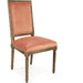 Louis Cowhide Side Chair by Zentique. Made from unique in a traditional style.