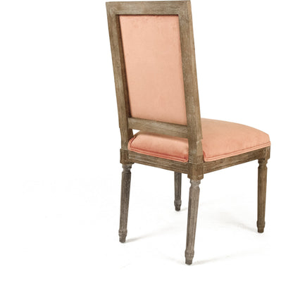 Louis Cowhide Side Chair by Zentique. Made from unique in a traditional style.