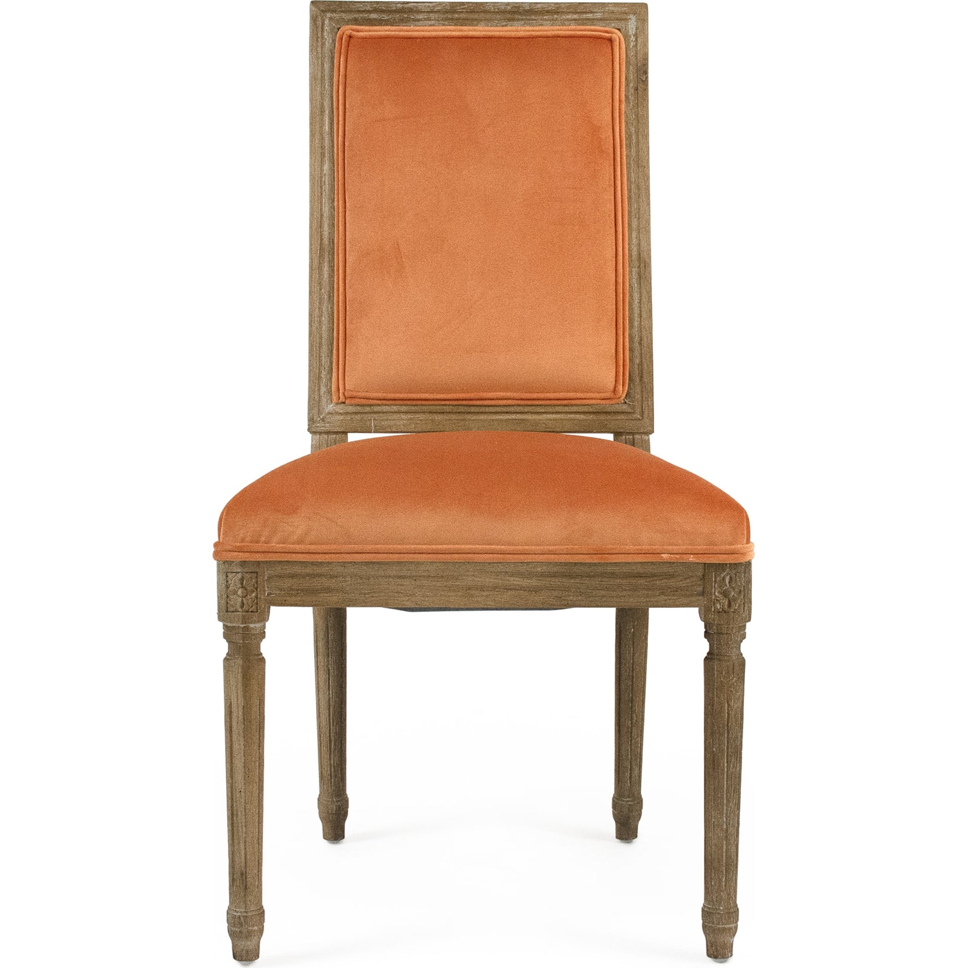 Louis Cowhide Side Chair by Zentique. Made from unique in a traditional style.