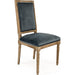 Louis Cowhide Side Chair by Zentique. Made from unique in a traditional style.