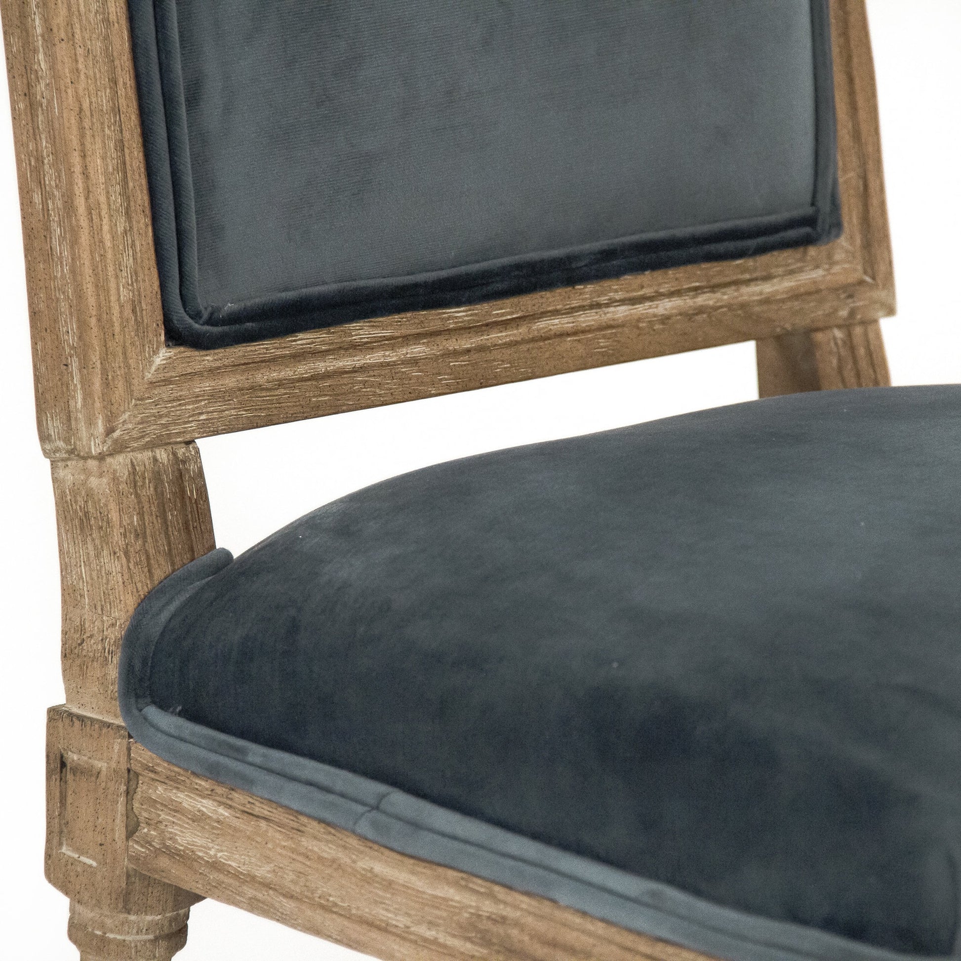 Louis Cowhide Side Chair by Zentique. Made from unique in a traditional style.