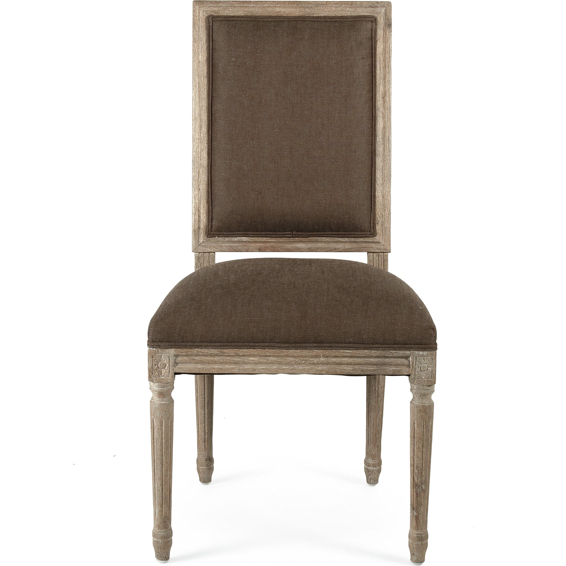 Louis Cowhide Side Chair by Zentique. Made from unique in a traditional style.