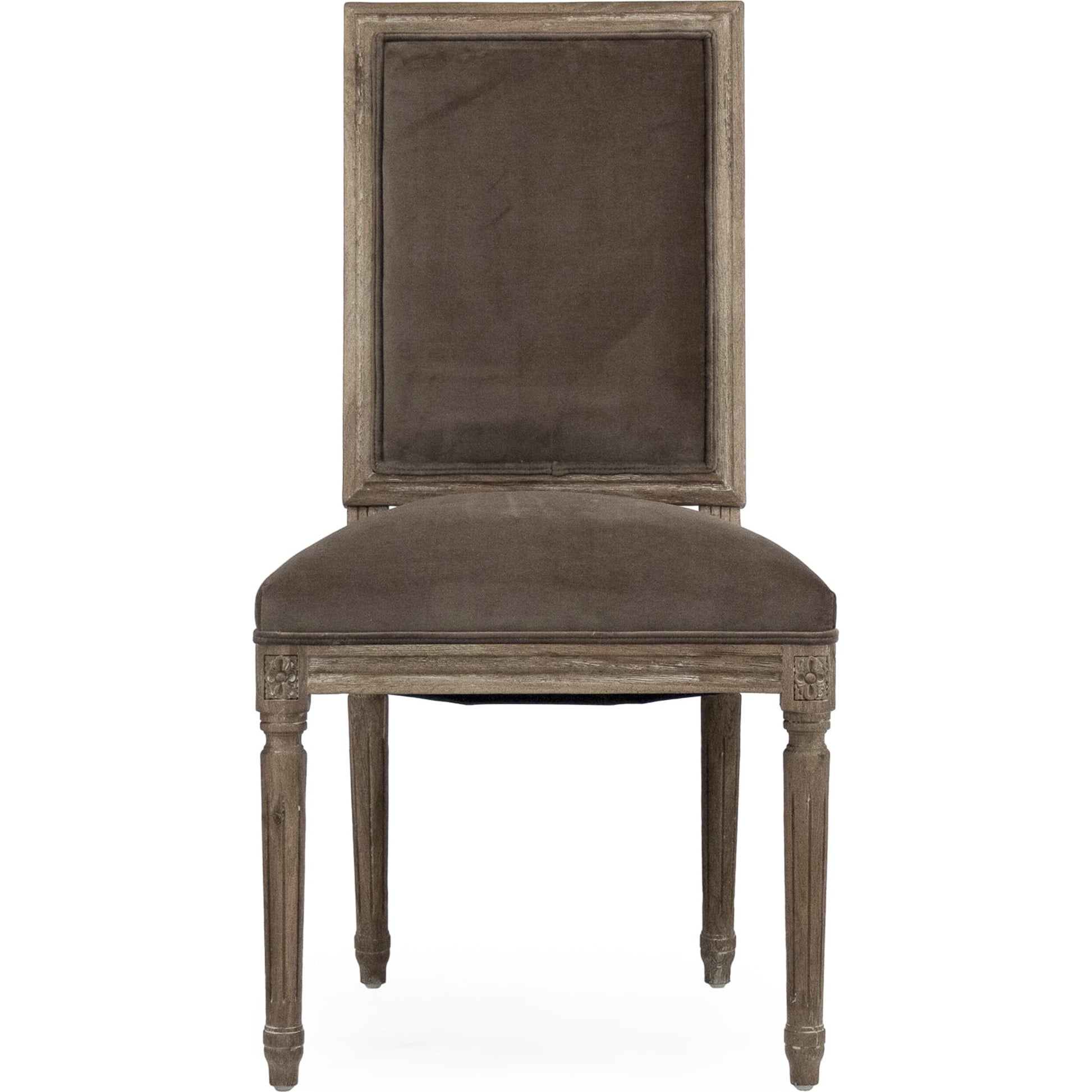 Louis Cowhide Side Chair by Zentique. Made from unique in a traditional style.