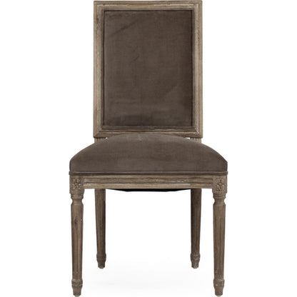 Louis Cowhide Side Chair by Zentique. Made from unique in a traditional style.