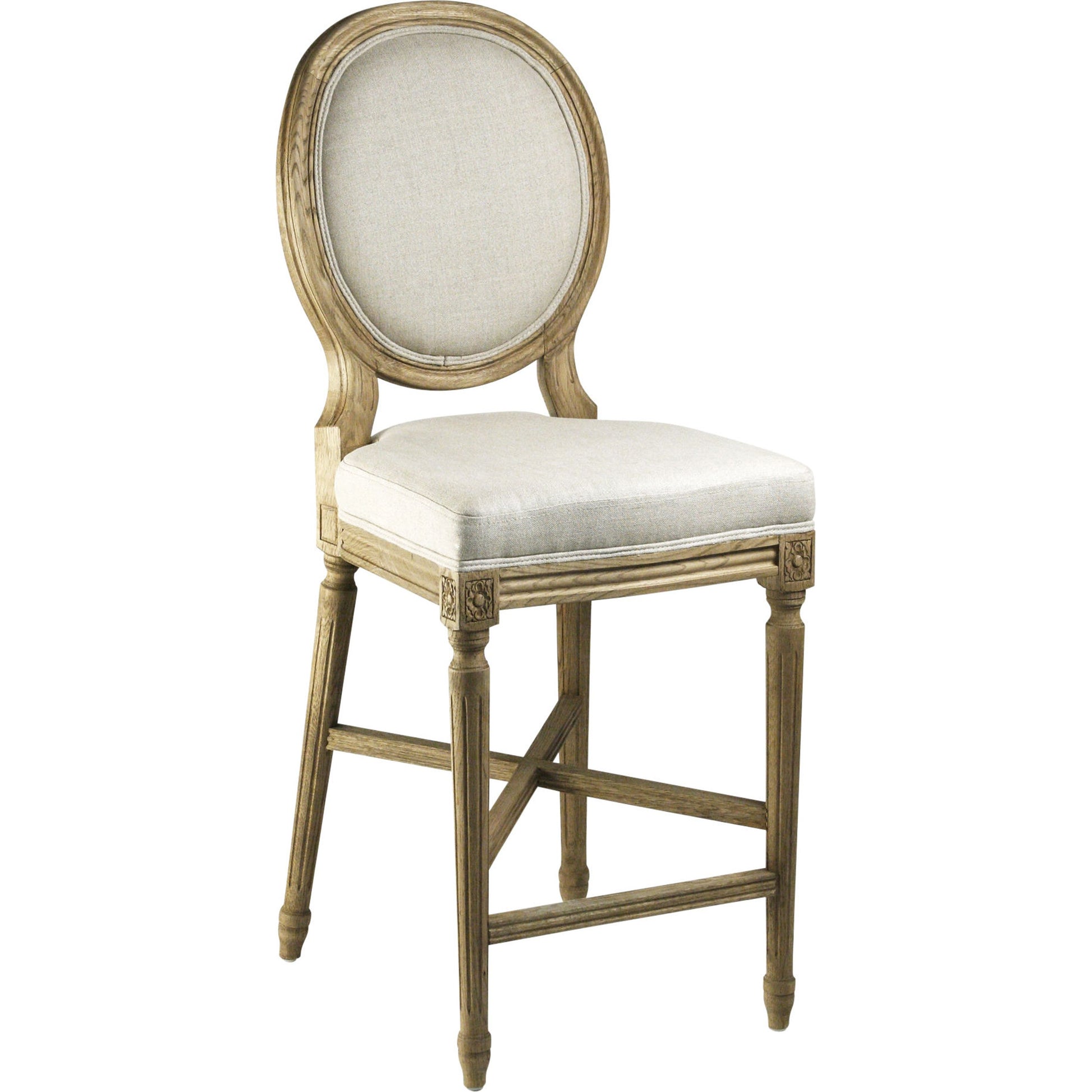 Medallion Counter Stool by Zentique. Made from unique in a traditional style.