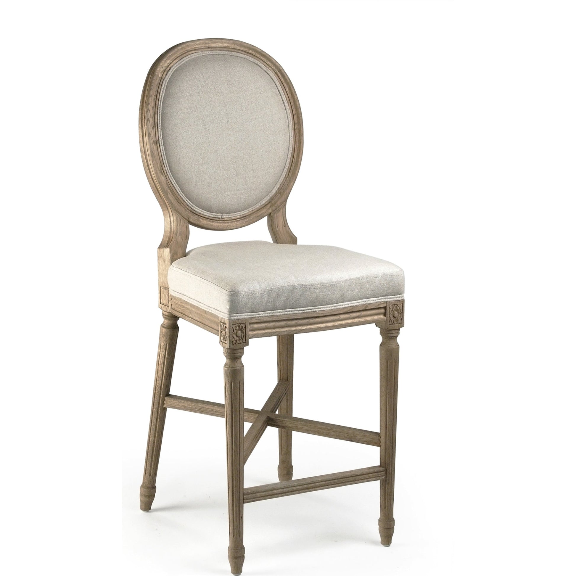 Medallion Counter Stool by Zentique. Made from unique in a traditional style.