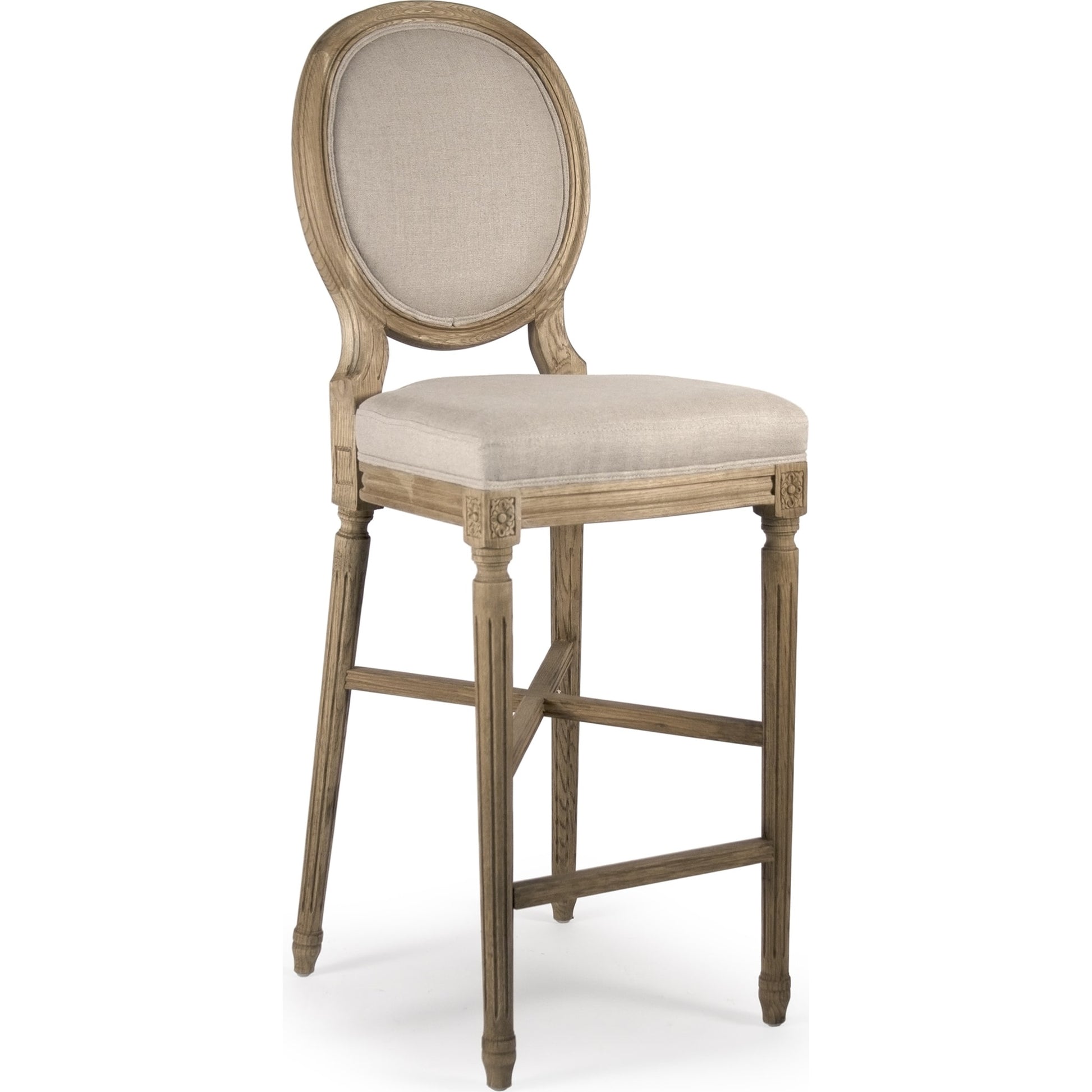 Medallion Bar Stool by Zentique. Made from unique in a transitional style.
