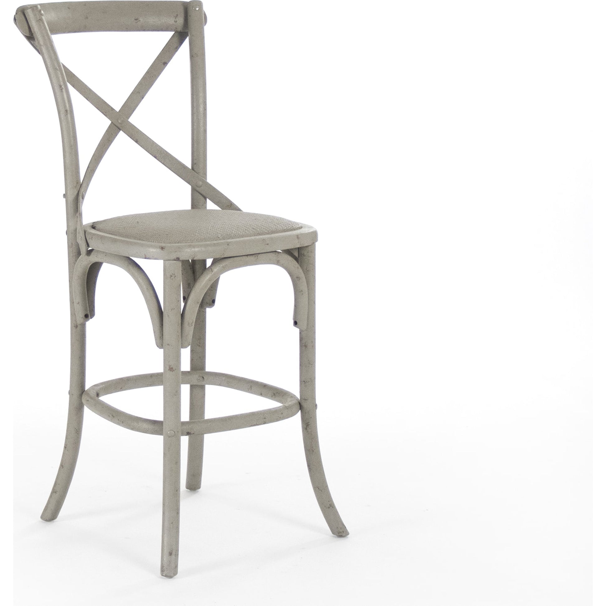Parisienne Cafe Counter Stool by Zentique. Made from unique in a cottage & farmhouse style.