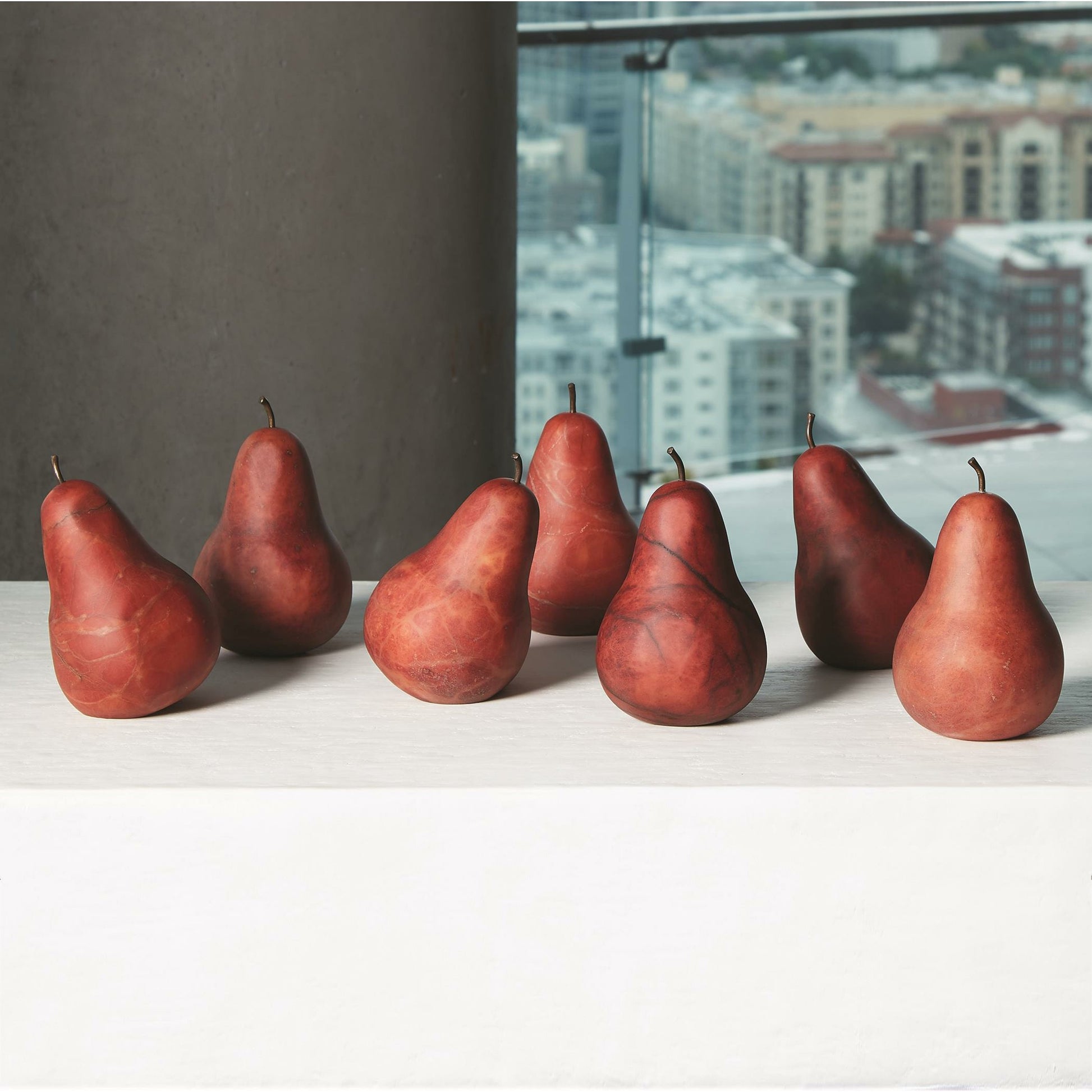 Poire by Global Views. Made from alabaster in a eclectic & global style.