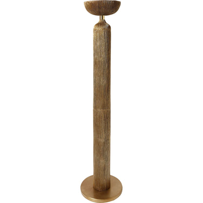 Ege Floor Lamp by Global Views in bronze. Made from aluminum in a eclectic & global style.