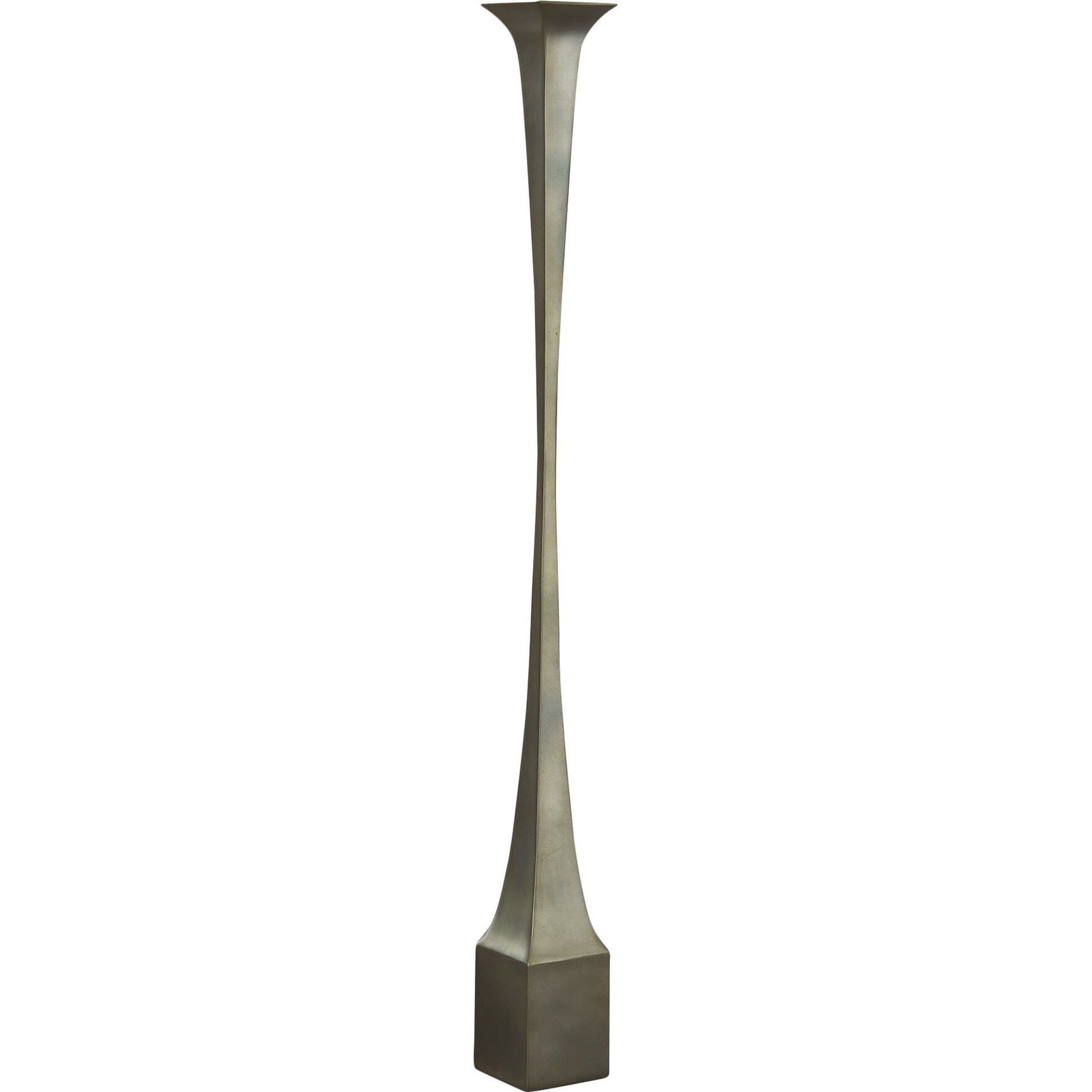 Giac Torchiere by Global Views in bronze. Made from aluminum in a eclectic & global style.