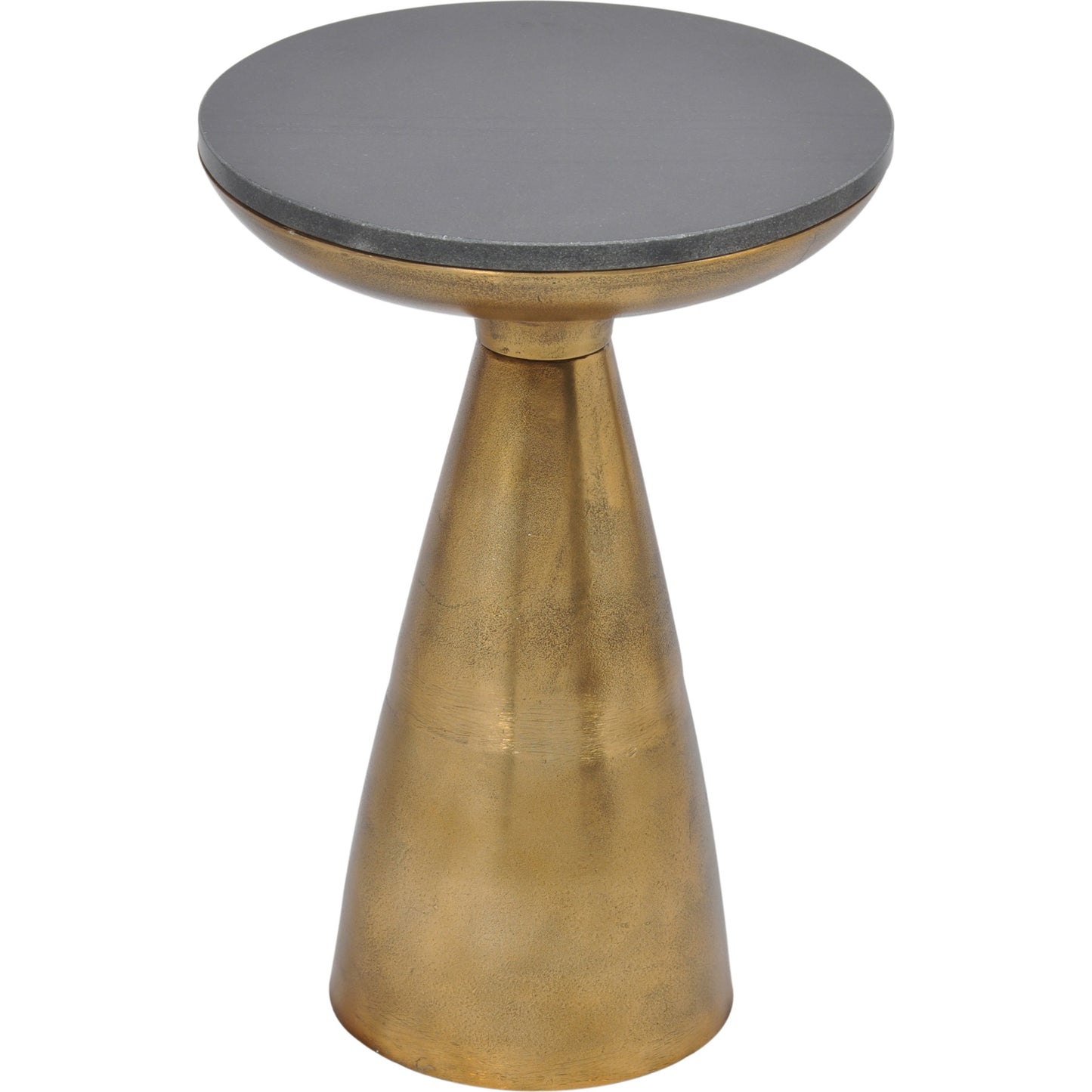 001 S-699275 | Primary Silo | Font Side Table by Moe's Home Collection in brass and unfinished. Made from aluminum in a eclectic & global style.