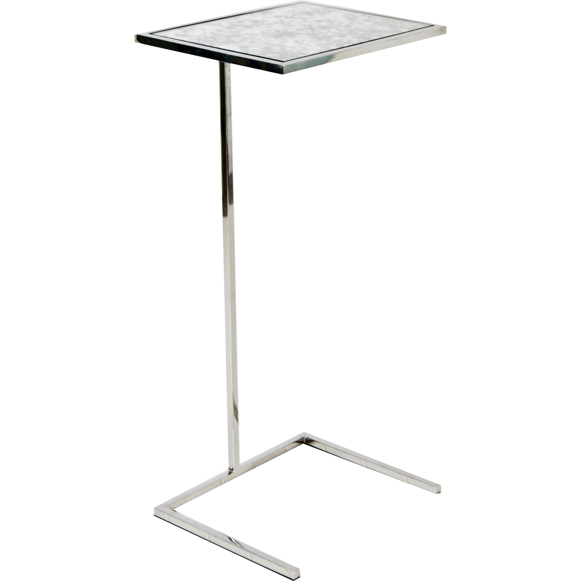 Cigar Table by Worlds Away. Made from metal, glass in a modern style.