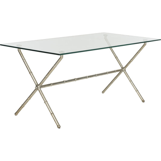 Brogen Accent Table by Safavieh. Made from iron with glass top in a eclectic & global style.