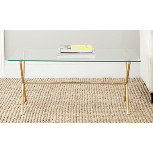 Brogen Accent Table by Safavieh. Made from iron with glass top in a eclectic & global style.