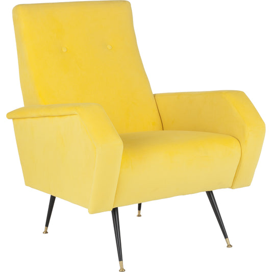 Aida Accent Chair by Safavieh. Made from eucalyptus in a modern style.