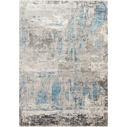Franca FRN-05 Rug by Loloi in gray, ocean. Made from 65% viscose, 35% polyester in a unique style.