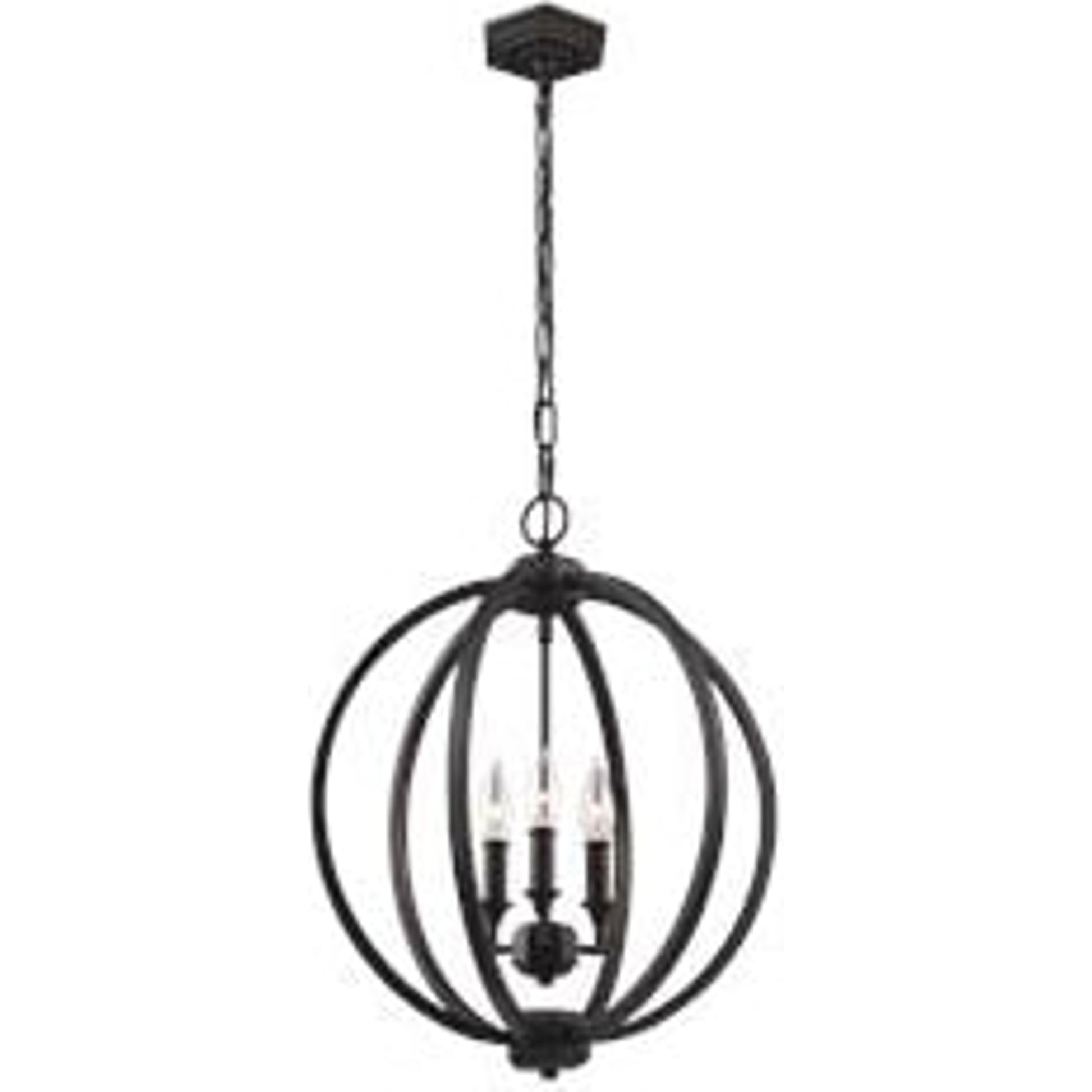 Corinne Globe Pendant by Generation Lighting in polished nickel. Made from unique in a modern style.