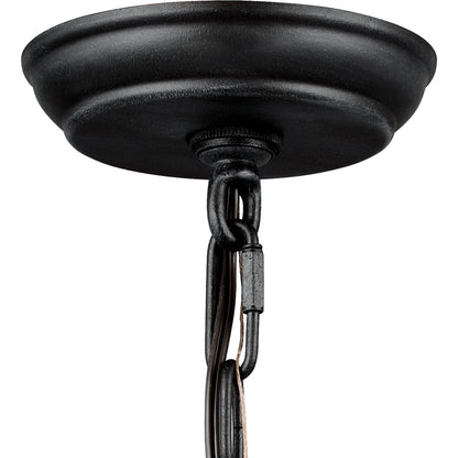 Shepherd Outdoor Pendant by Generation Lighting in dark weathered zinc. Made from stonestrong in a traditional style.