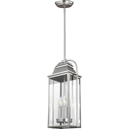 Wellsworth Pendant by Generation Lighting. Made from cast aluminum in a traditional style.